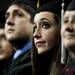 Michigan graduates listen to The Men's Glee Club perform at the graduation ceremony on Sunday. Daniel Brenner I AnnArbor.com